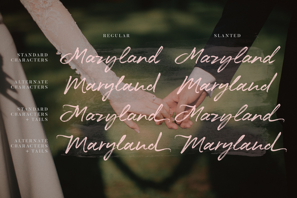 Maryland Wedding Font preview 7