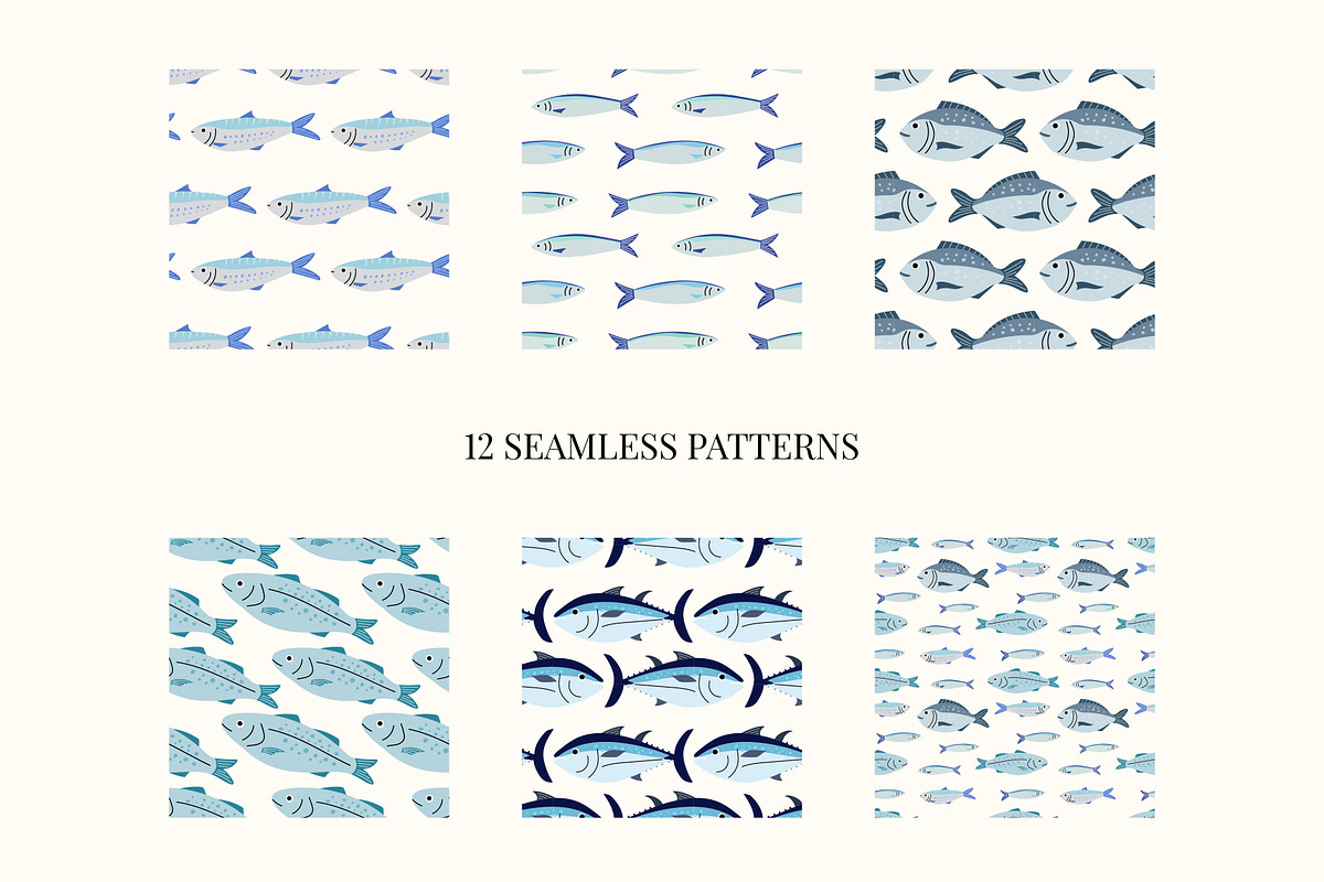 Mediterranean Kitchen Fish & Seafood, a Food Illustration by Idressart (Photo 4 of 5)