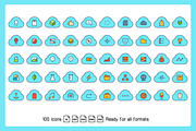 Cloud and User Interface Icons Set, an Icon by Designfour (Thumbnail 3 of 6)