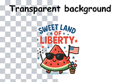 14th of July PNG – Sweet Liberty, a Seasonal Illustration by Smillyy Threads (Thumbnail 2 of 6)
