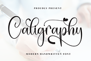 Caligraphy | Script Font, a Handwritten Font by Scratchones (Thumbnail 1 of 9)