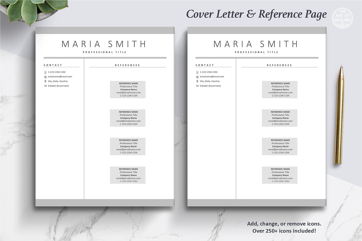 Executive Resume CV Template Formats, a Resume Template by The Art of Resume (Photo 6 of 8)