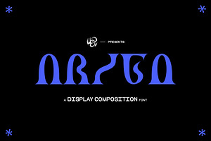 ARIGO Display Composition Font