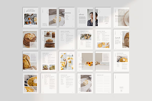 Minimal Cookbook Template Canva