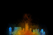 10xFiles Pack Nashville Skylines, an Illustration by HQPhoto Store (Thumbnail 3 of 9)