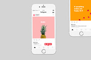 Pop of Color Instagram pack, a Social Media Template by Social Templates (Thumbnail 3 of 5)