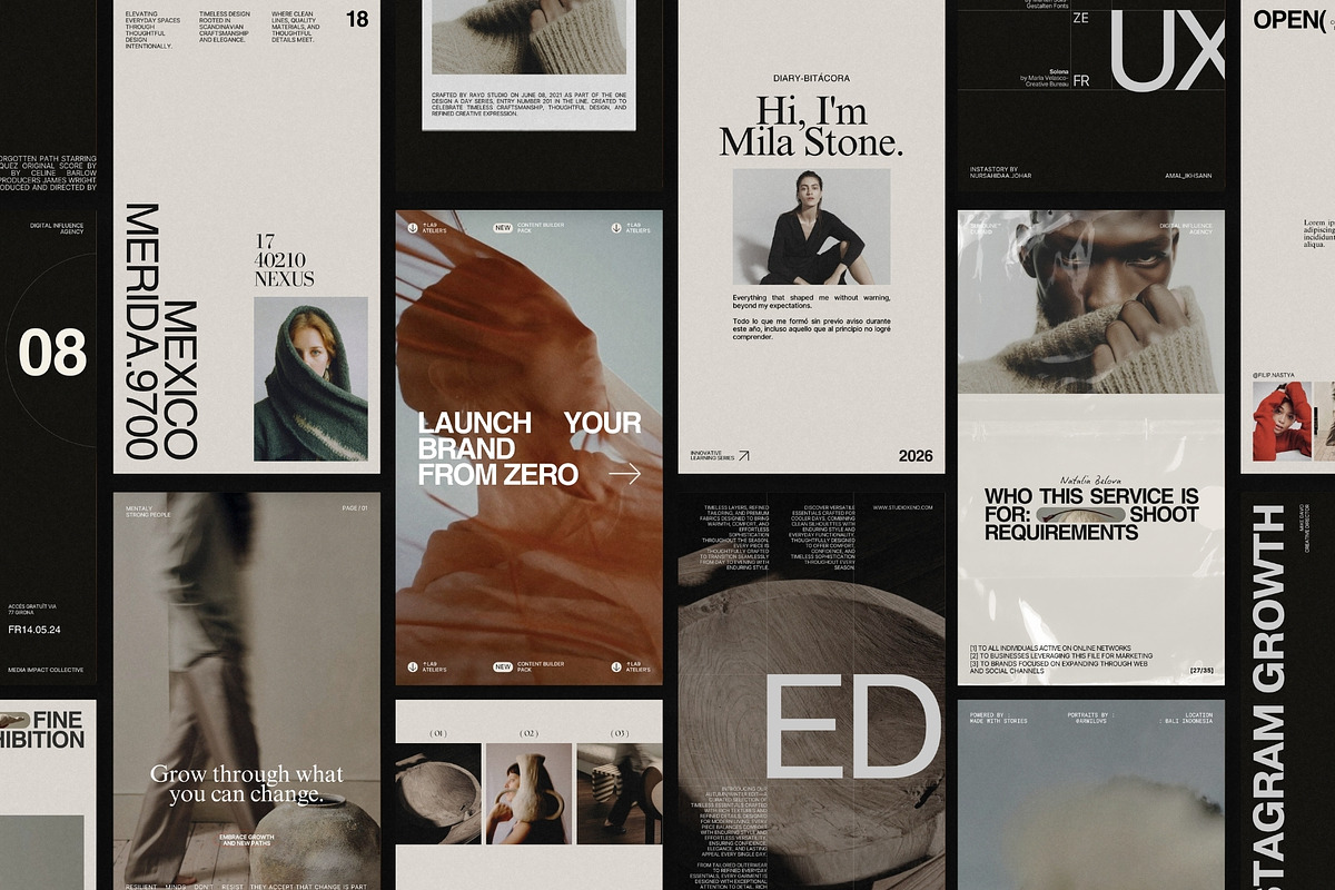 RAYO | Instagram Template (III), a Social Media Template by Pixel Grid (Photo 2 of 10)