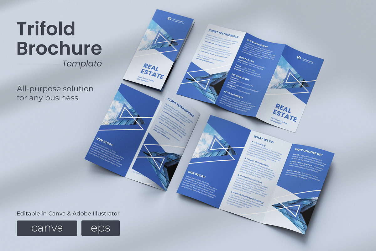 All Purpose Trifold Brochure 03, a Brochure Template by WheelieMonkey (Photo 1 of 4)