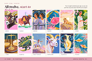 82 Zodiac Oil Painting Art JPGs, an Object Illustration by Jakayla Digital Co (Thumbnail 2 of 7)