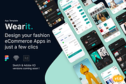 Wearit - Fashion UI Kit, an UI Kit Template by Angelo Barrientos (Thumbnail 1 of 5)