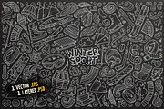Winter Sports Objects & Symbols Set, an Object Graphic by BALABOLKA (Thumbnail 4 of 4)