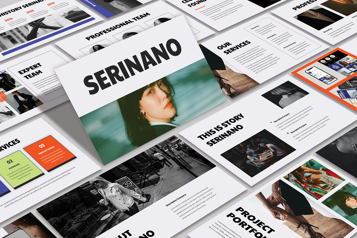 Serinano Pptx-Key-Slide Template, a Presentation Template by TypeMakers (Photo 1 of 5)