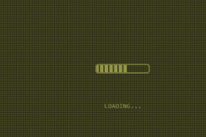 8Bit Loading Bar Screen Logo Reveal