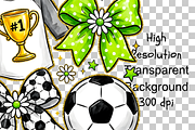 Soccer Png, Coquette Bow Soccer Png, an Object Illustration by Clipart Bloom (Thumbnail 2 of 2)