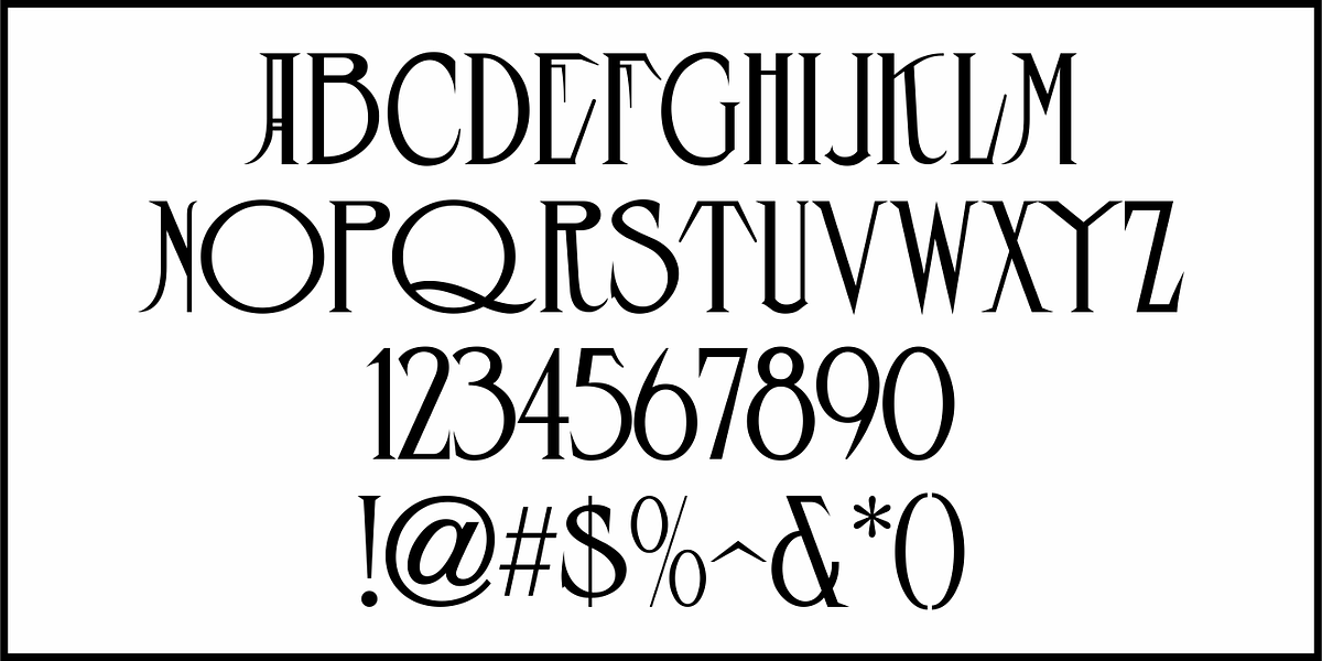 Elegant Showcard JNL, a Serif Font by Jeff Levine Fonts (Photo 3 of 5)