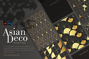 Asian Deco: Art Deco Patterns, a Pattern Graphic by AsianElements (Thumbnail 1 of 18)