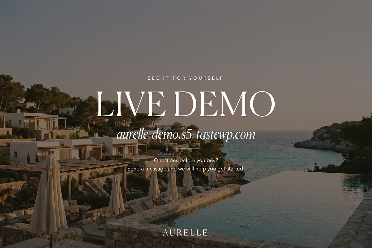 Aurelle Luxury Hotel & Resort Theme, a WordPress Template by Tomasz Ganclerz (Photo 18 of 18)