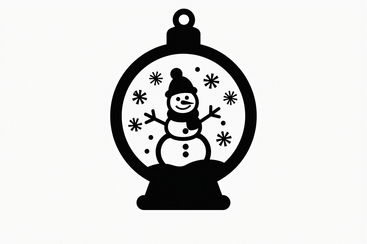 Christmas Ornament Laser Cut Design, a Graphic by balal (Photo 8 of 16)