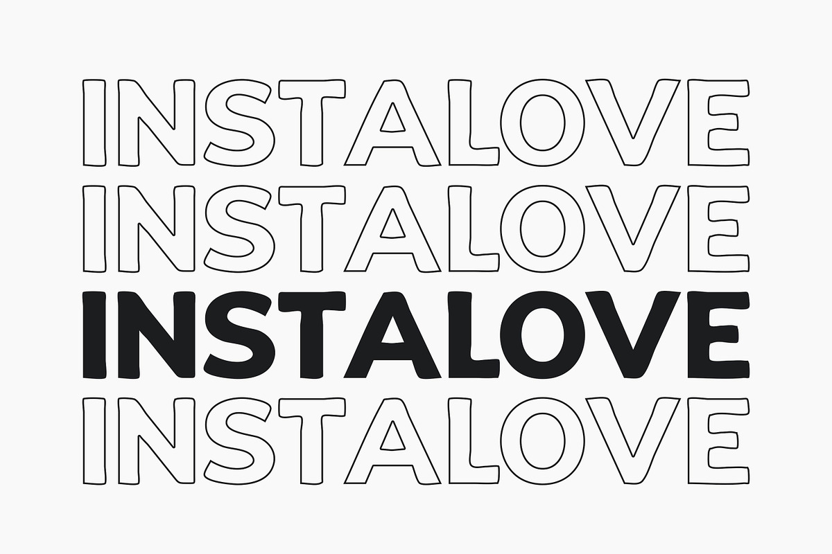 Sunset Dream - Sans & Outline Font preview 2