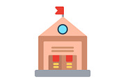 Warehouse Flat Icon, a Duotone Icon by Pexelpy (Thumbnail 1 of 2)