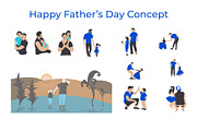 Happy Father’s Day Concept, an Illustration by Lakhan1998 (Thumbnail 2 of 2)
