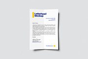 High Quality Letterhead Mockup, an Advertising Mockup by swsi-studio (Thumbnail 2 of 5)