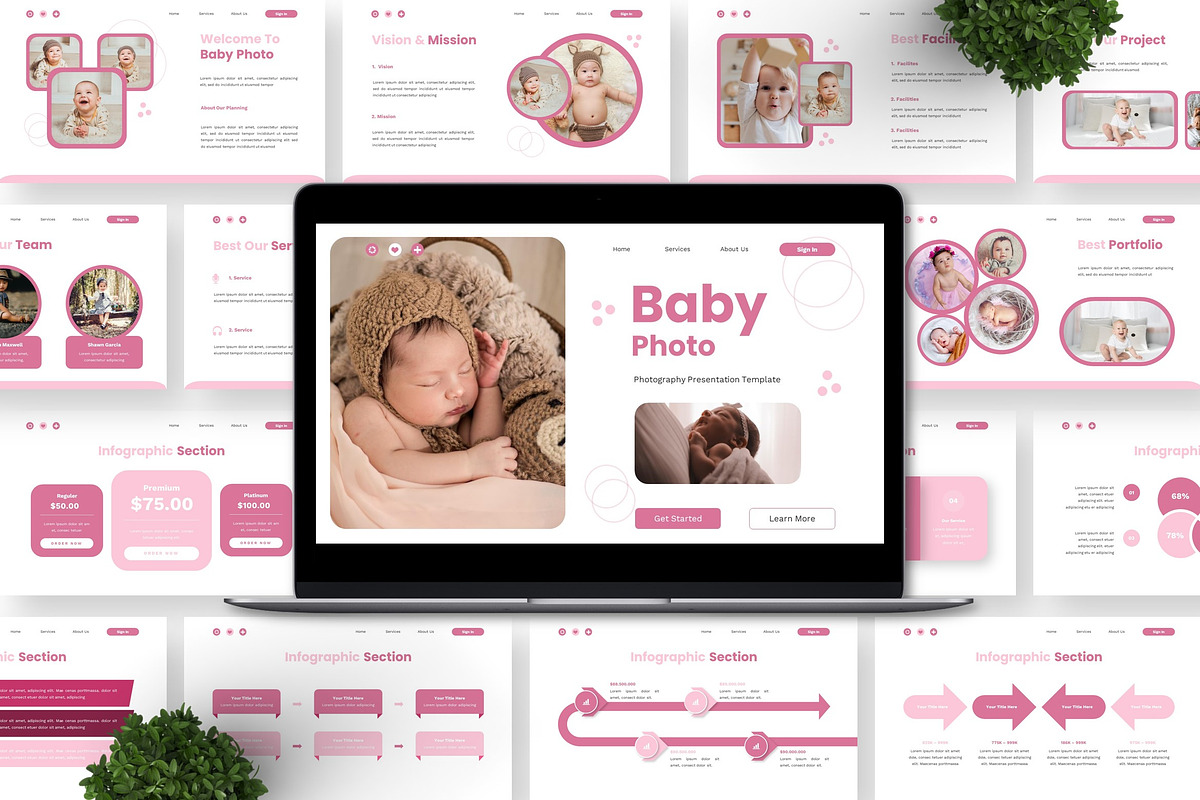 Baby Photo - Photography GSL, a Presentation Template by Deepslide Studio (Photo 2 of 6)