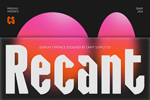 CS Recant – Bold Font