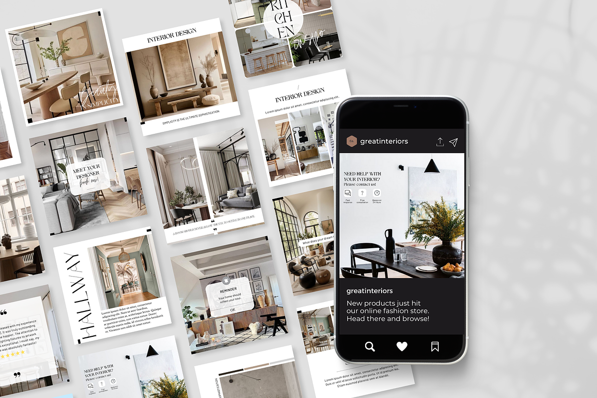 Interior Design Instagram Template preview 5