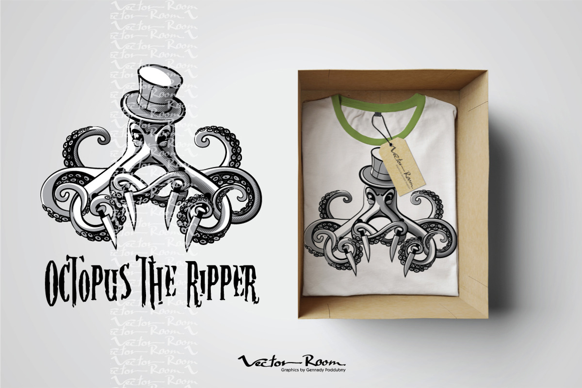 Octopus the Ripper, an Illustration by Vector Room