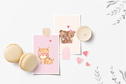 Dog clipart. Valentine's day set, an Animal Illustration by OlliArtDesign (Thumbnail 3 of 7)