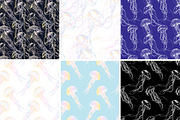 JELLYFISH set, an Animal Illustration by Tanya Akhmett (Thumbnail 6 of 6)