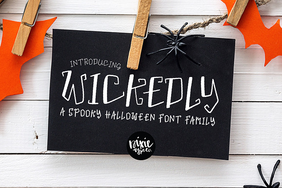 WICKEDLY a Decorative Halloween Font preview 7
