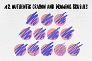 Doodle Procreate Brushes, a Brush Add-On by AnniaArt (Thumbnail 3 of 6)