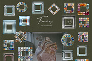 Glassarium — Glass Tiles Collage Kit, an Object Graphic by R-studio (Thumbnail 4 of 11)