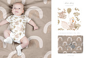 Watercolor Boho Baby Nursery Set, an Animal Illustration by Pati Paints (Thumbnail 8 of 15)