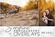 Sunshine Overlays Big Bundle 123, a Layer Style Add-On by Ashley Alexandra Design (Thumbnail 1 of 15)