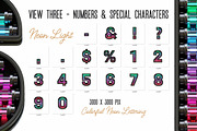 Colorful Neon 3D Lettering, a Graphic by TVartworks (Thumbnail 13 of 13)