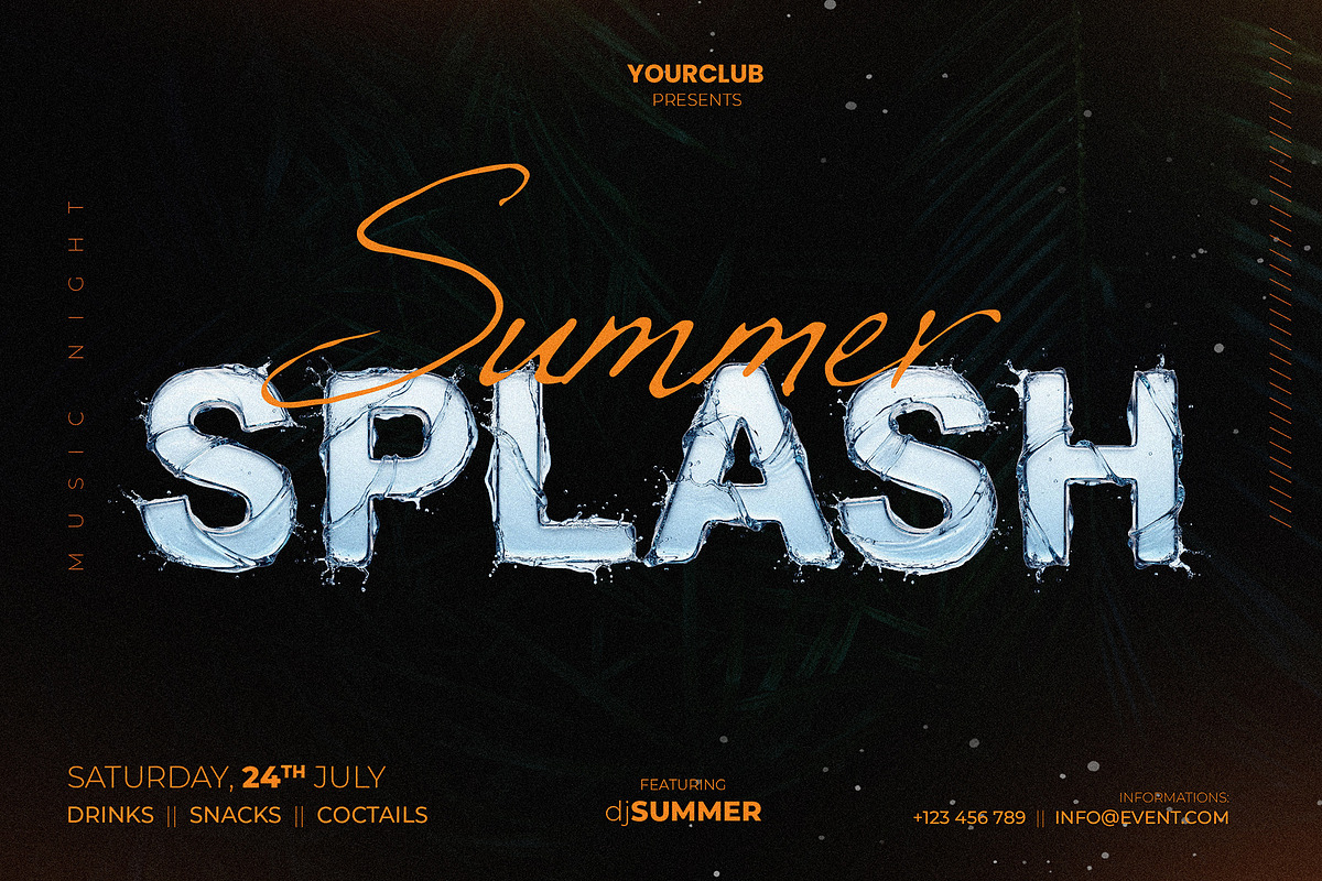 Aqua - Realistic Water Font, a Font by AndrewPixelType (Photo 6 of 7)