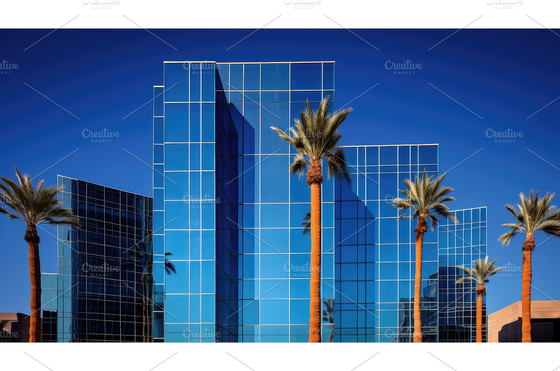 modern phoenix buildings ai, an Architecture Photo by pikepicture