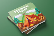 Cute Camping Vibe Watercolor, an Animal Illustration by CreativeValuation (Thumbnail 13 of 16)