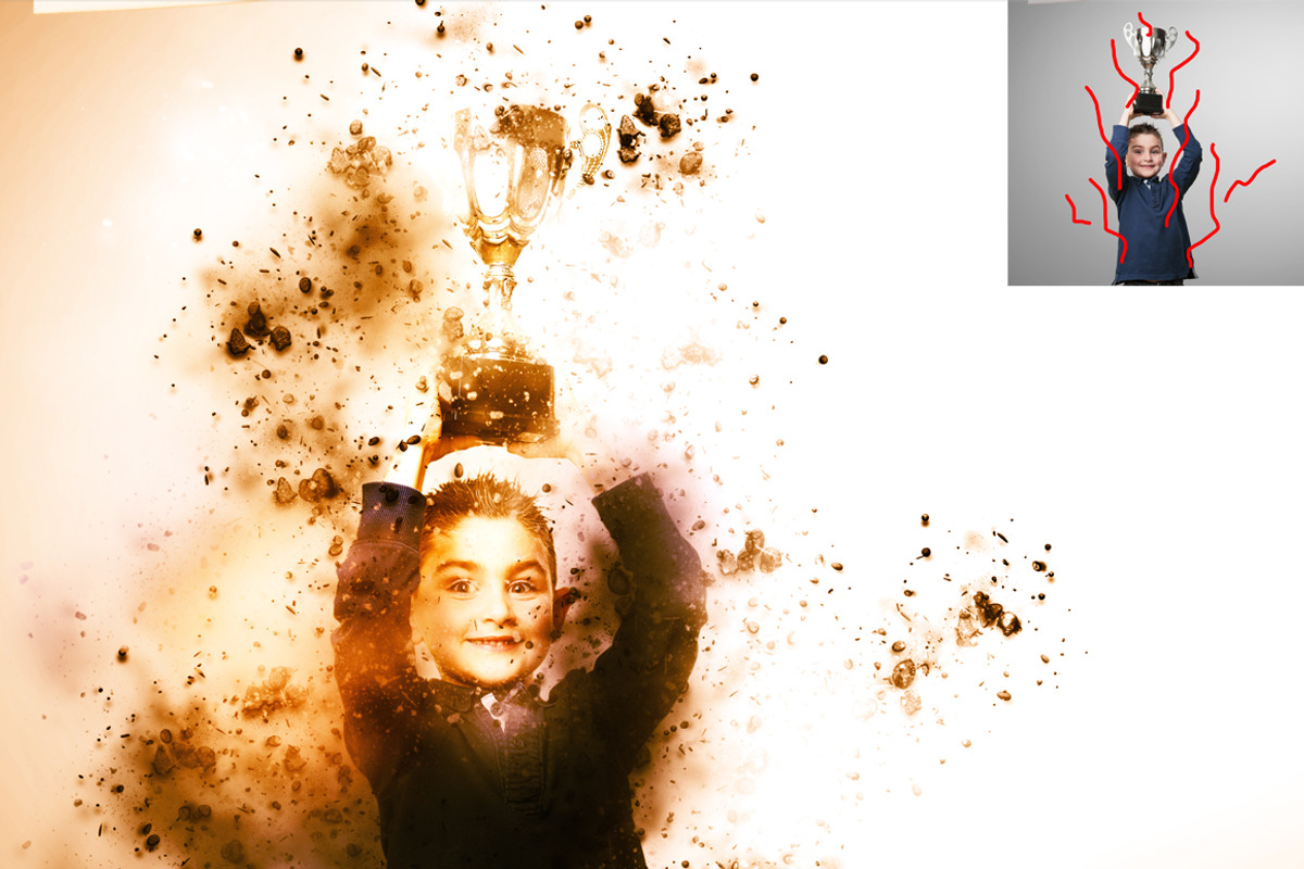3D Dispersion Photoshop Action, an Action Add-On by MRI STUDIO (Photo 6 of 12)