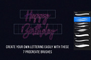 Procreate Lettering grid Builder Set, a Brush Add-On by Julia Right Studio (Thumbnail 5 of 6)