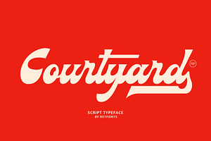 Courtyard - Script Typeface