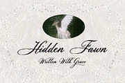 Hidden Fawn: Calligraphy Script Font, a Script Font by Mneme (Thumbnail 1 of 9)