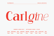 Carlgine, a Serif Font by Muksal Creative (Thumbnail 1 of 10)