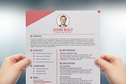 Clean Resume/CV, a Resume Template by designvillage (Thumbnail 3 of 13)