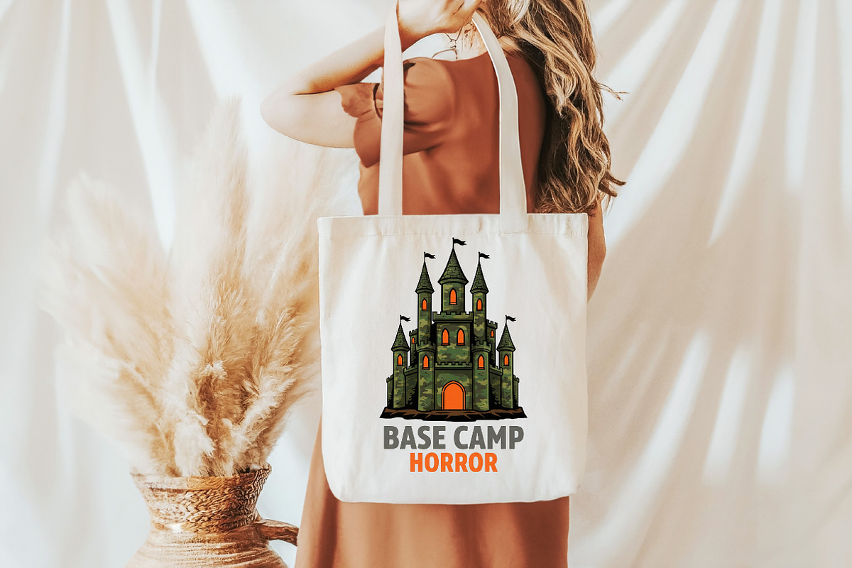 Camo Castle Halloween Sublimation, an Illustration by DreamCafeArt (Photo 4 of 6)