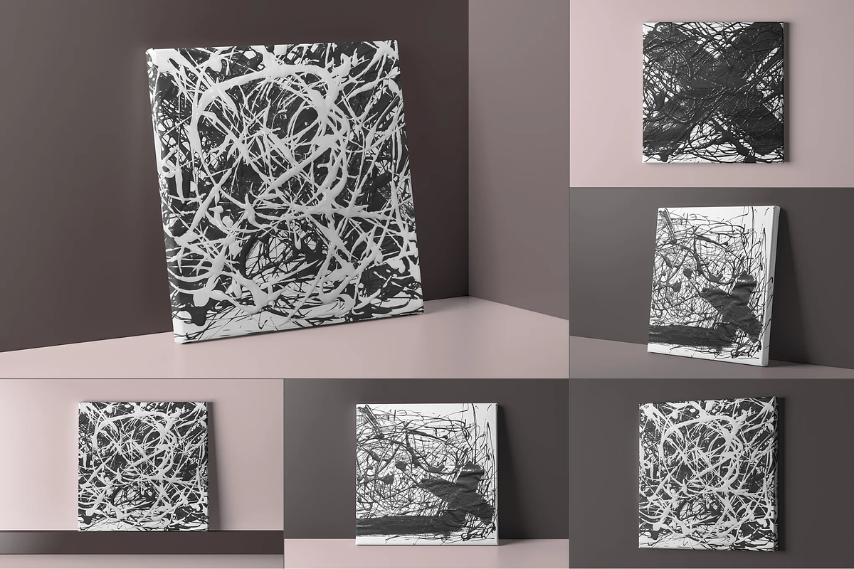 Canvas Mock-up, a Merchandise Mockup by BLISS DESIGN (Photo 1 of 5)