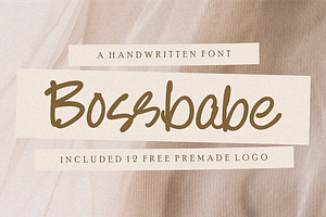 Bossbabe – Modern Calligraphy Fonts, a Script Font by RedyStudio